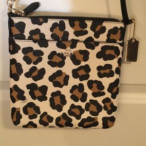 Authentic COACH Leopard Crossbody